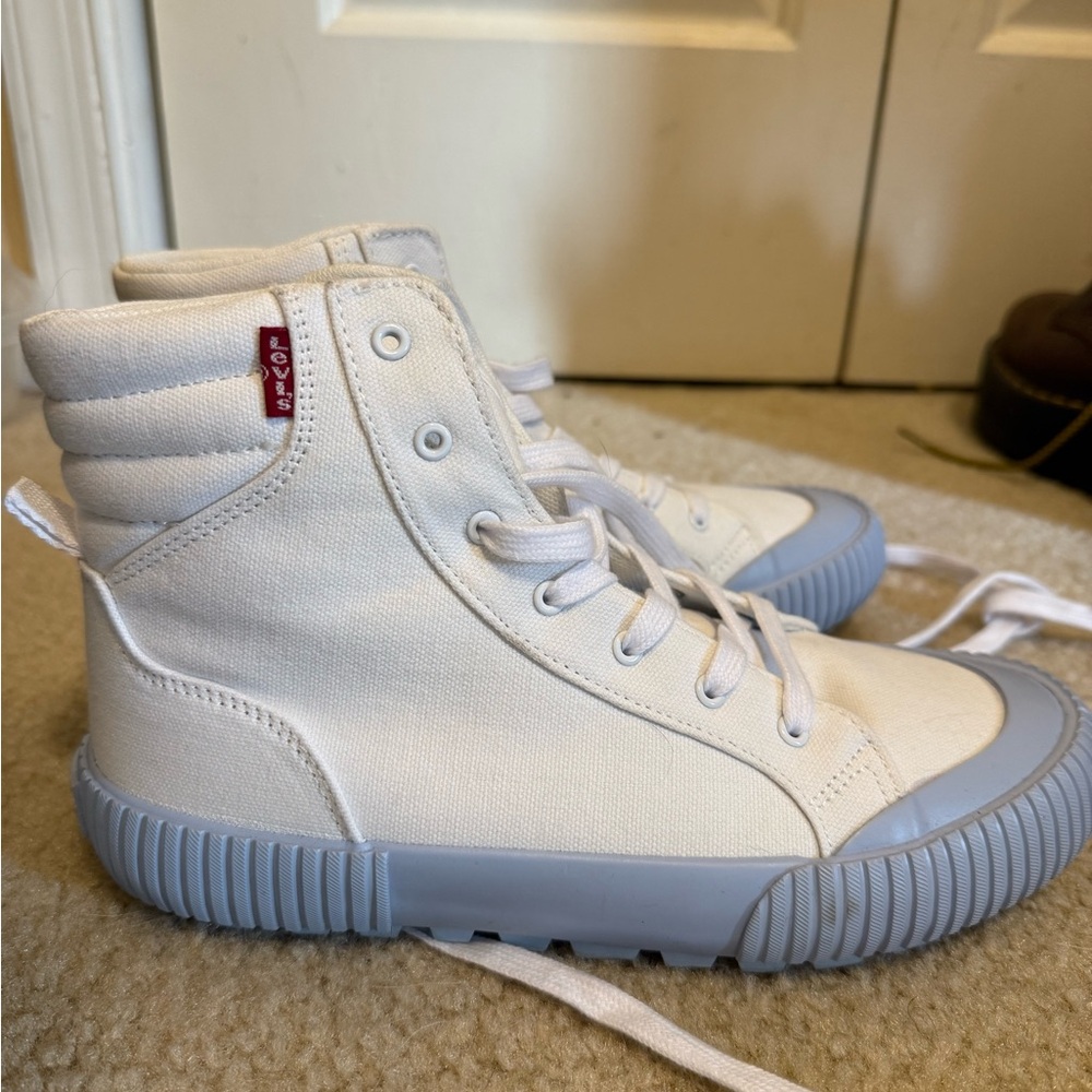 Levi's White High-Top Sneakers